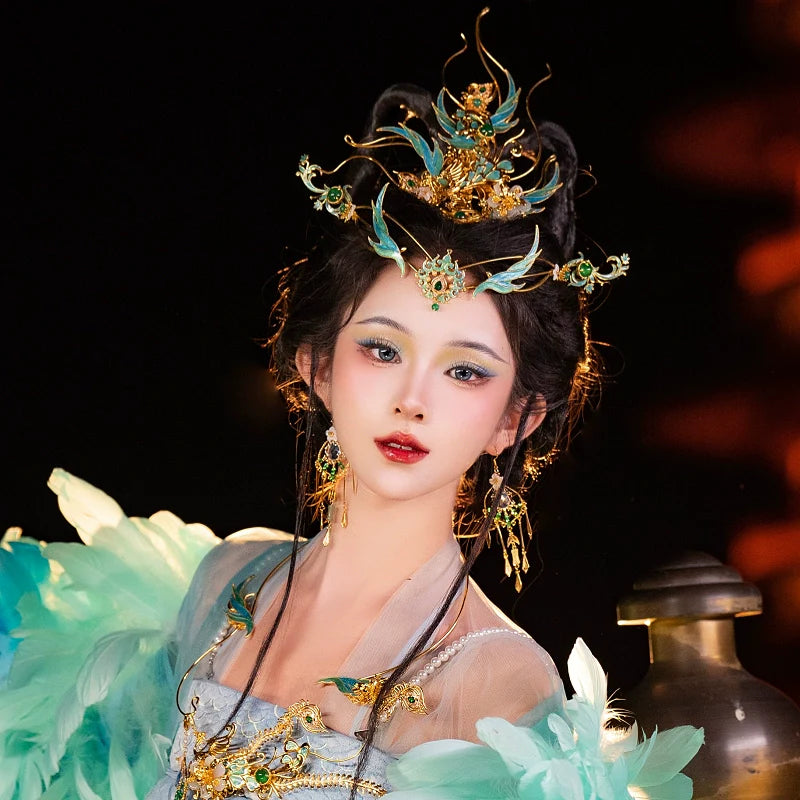 Hanfu Hair Accessories Set: Phantom Bird