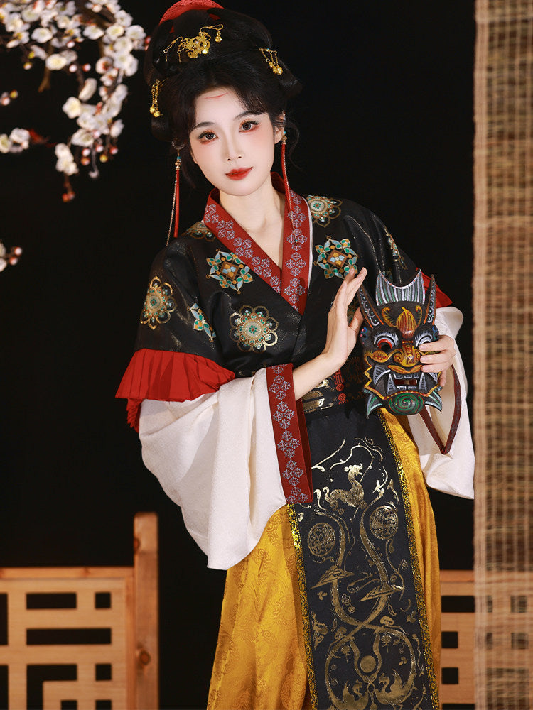 Wei Jin Dynasty Qiyao Ruqun Hanfu | Floating Lights 浮光