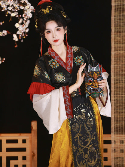 Wei Jin Dynasty Qiyao Ruqun Hanfu | Floating Lights 浮光