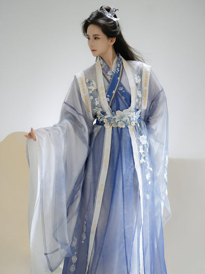 Sea Lilies Xianxia Hanfu Set | Chinese Fantasy Period Drama Style