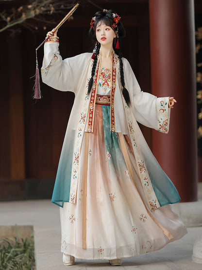 Jin Yudie 锦玉蝶 - Song Dynasty Style Qiyao Ruqun Hanfu