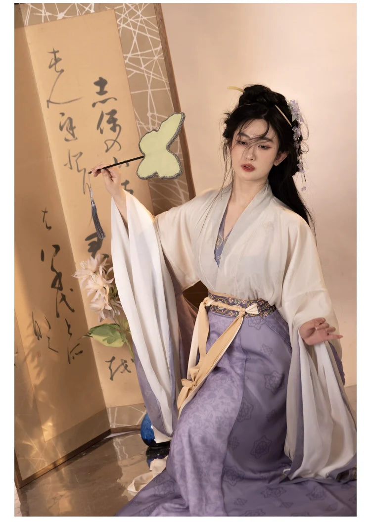 Wei Jin Dynasty Qiyao Ruqun Hanfu | Jiuyi 九翊