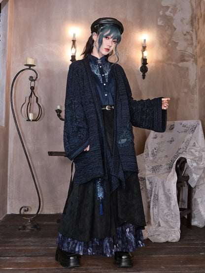 Ming Dynasty Modern Pipa Sleeve Top - Floating Light and Dream 浮光鳍梦