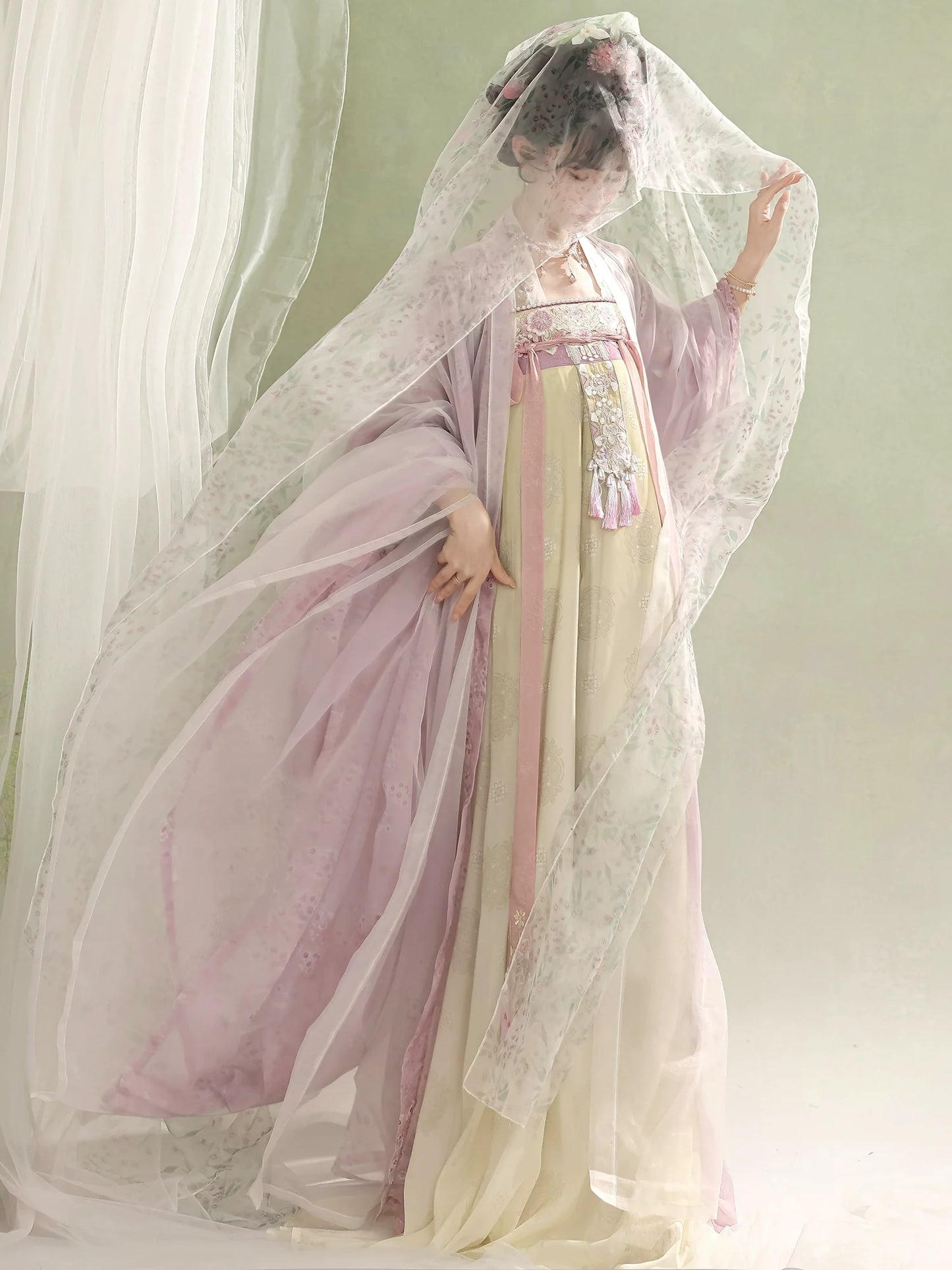 Morning Flower 花晨 - Tang Dynasty Style Qixiong Ruqun (Preorder)