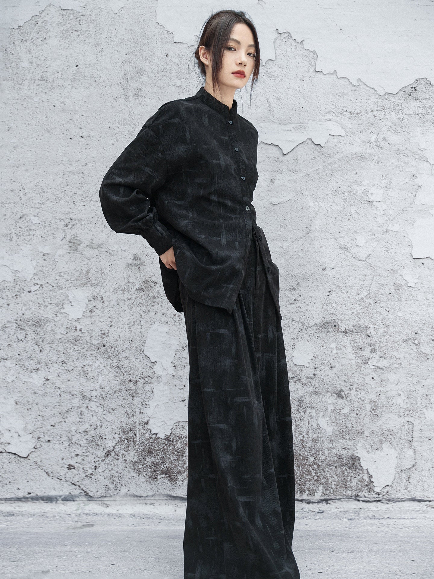 New Chinese Martial Arts Style Long Sleeve Top