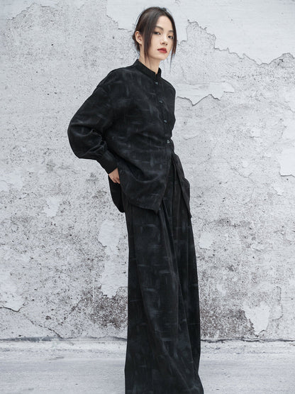 New Chinese Martial Arts Style Long Sleeve Top