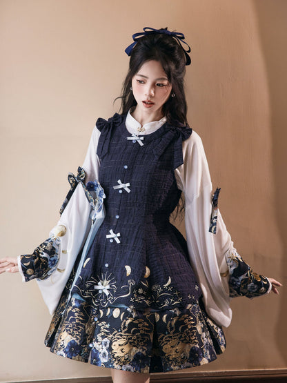 New Chinese Lolita Style Pipa Sleeve Top and Dress - Tarot of the Moon 月之塔罗