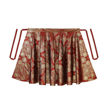 Tang Dynasty Modern Hanfu Set with Beizi Overlay & Flowing Eight-Panel Skirt - Thousands of Years of Autumn 千秋万载 (Preorder)
