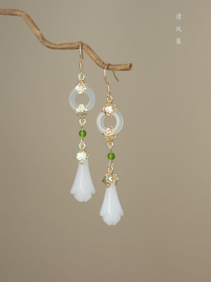 Magnolia Antique Earrings | Hanfu Jewelry
