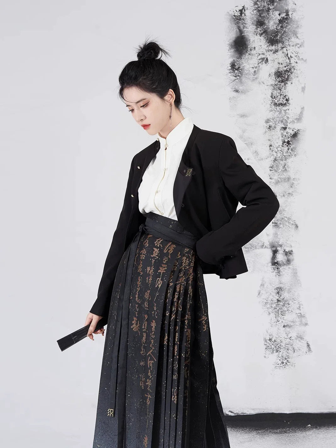 Chinese Blouse & Mamian Skirt Outfit | Chu Zhi 褚知