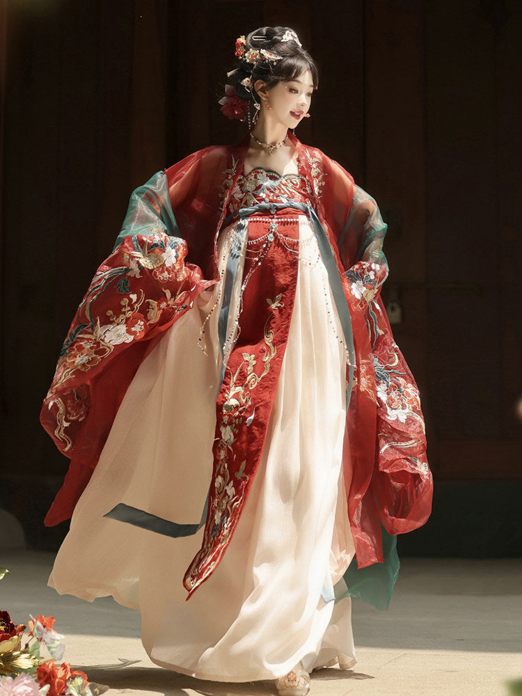 Ruyi | Tang Dynasty Qixiong Ruqun Hanfu Outfit