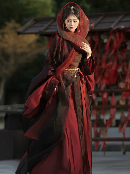 Wei Jin Dynasty Hanfu Robe | Yuji Lament 虞姬叹