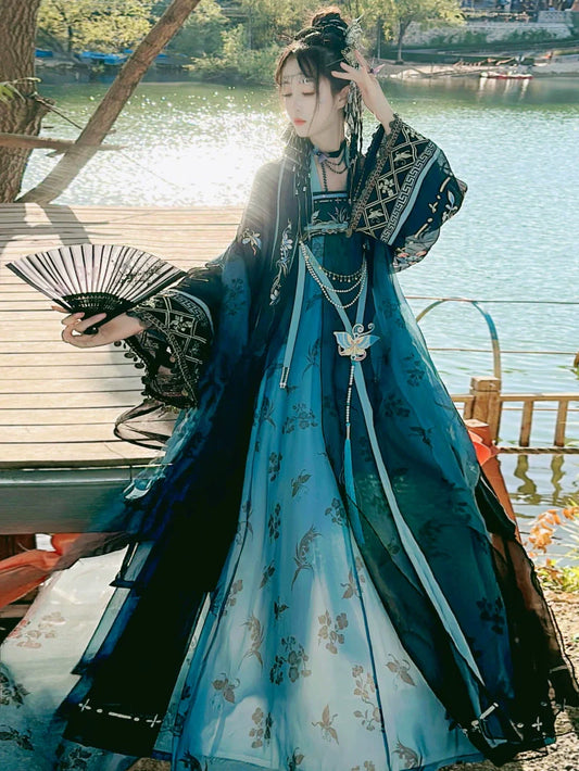 Butterfly Gu 蝶蛊 - Tang Dynasty Style Qixiong Ruqun