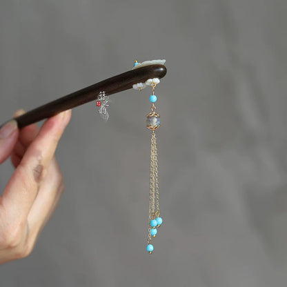 Phoenix Feather Hair Stick | Ancient Chinese Hair Accessory