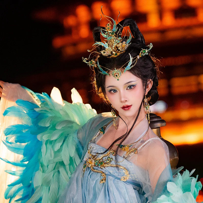 Hanfu Hair Accessories Set: Phantom Bird