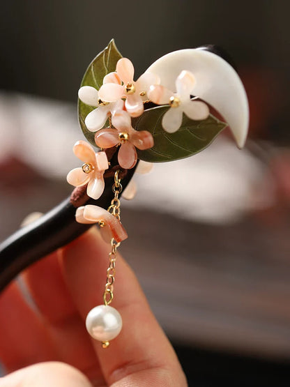Fallling Crescent Hair Stick | Hanfu Hair Accessory