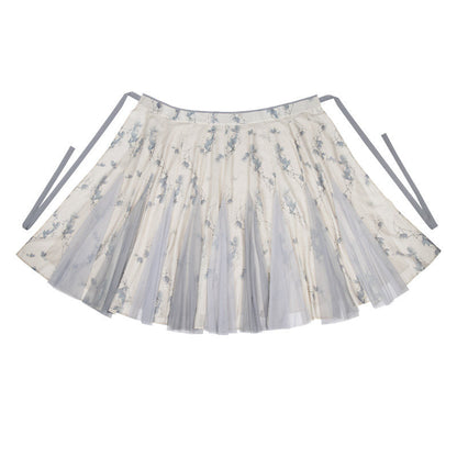 Song Dynasty Modern Hanfu Changgan Temple Jacket and Pleated Skirt - Songjian 松间 (Preorder)