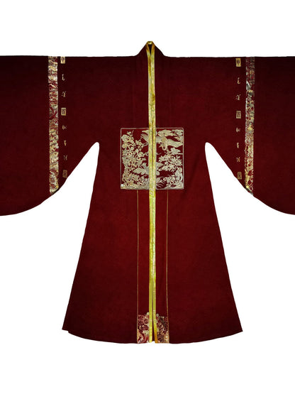 Tianyao | Ming Dynasty Cloak and Taoist Robe Hanfu Set