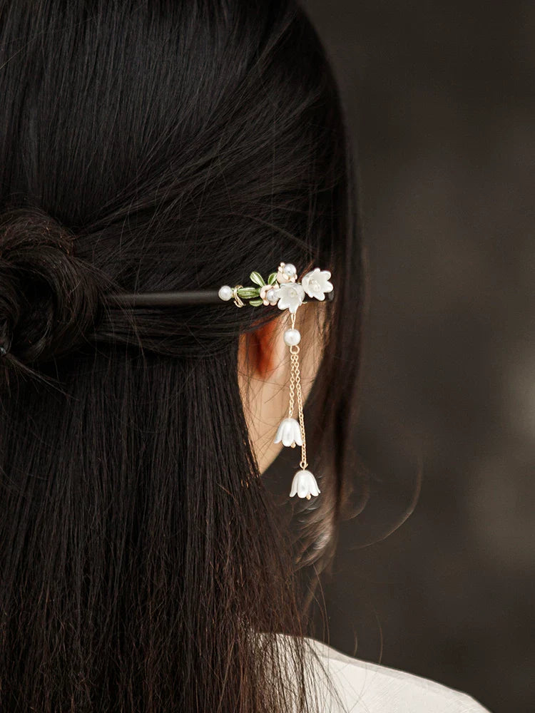 Linglan Pearl Hair Stick | Ancient Chinese Hair Accessory