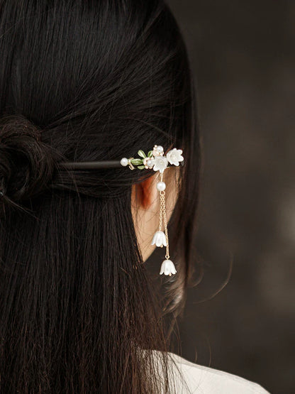 Linglan Pearl Hair Stick | Ancient Chinese Hair Accessory