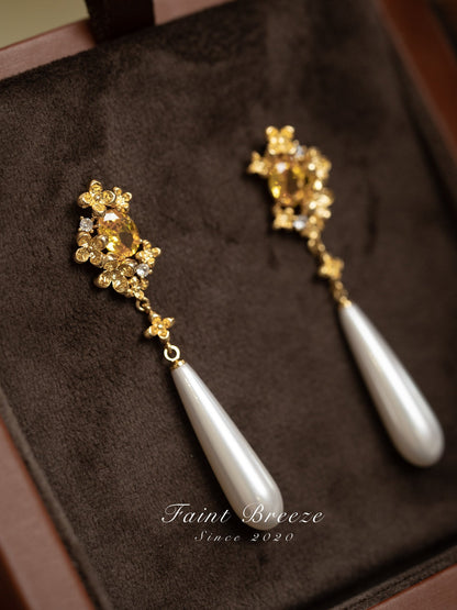 Osmanthus Fragrance Earrings | Cheongsam Jewelry