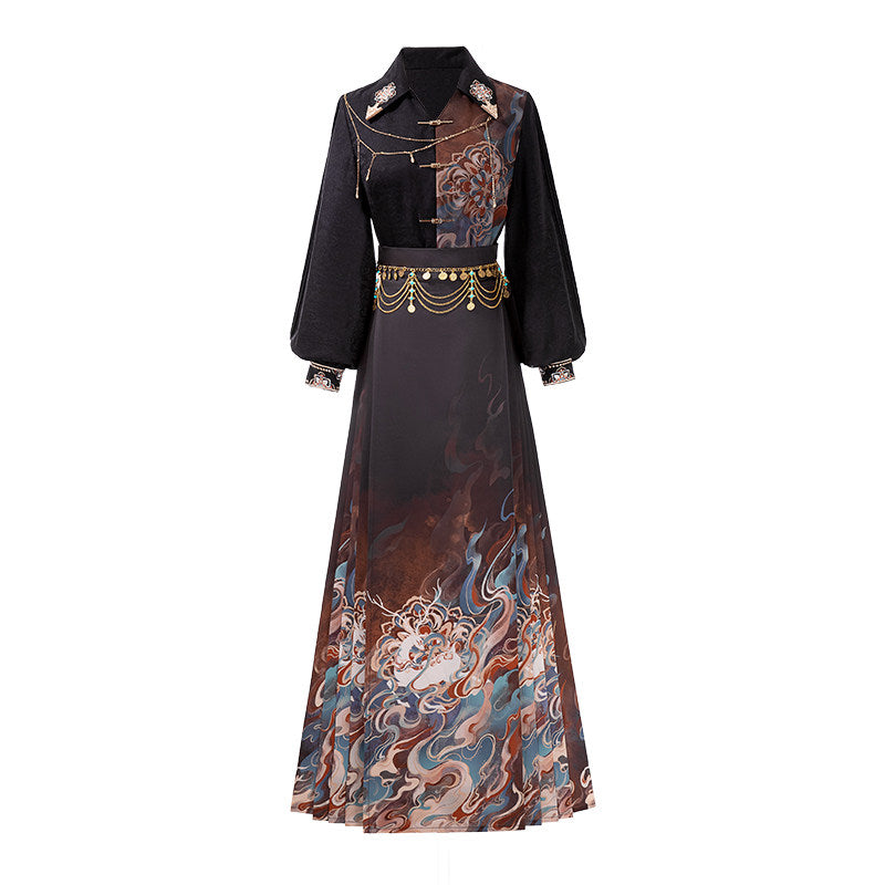Ming Dynasty Modern Hanfu and Mamianqun - Luling 鹿灵