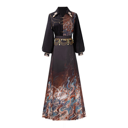 Ming Dynasty Modern Hanfu and Mamianqun - Luling 鹿灵