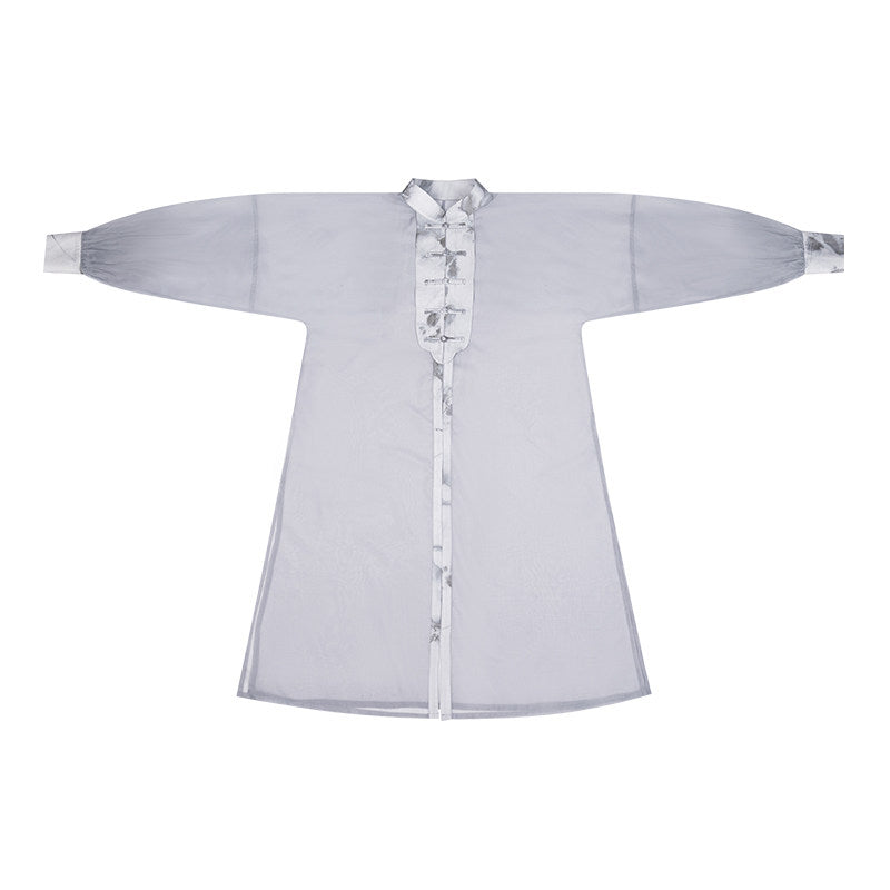 New Chinese Style Sheer Robe and Slip Dress - Wuji 无极 (Preorder)