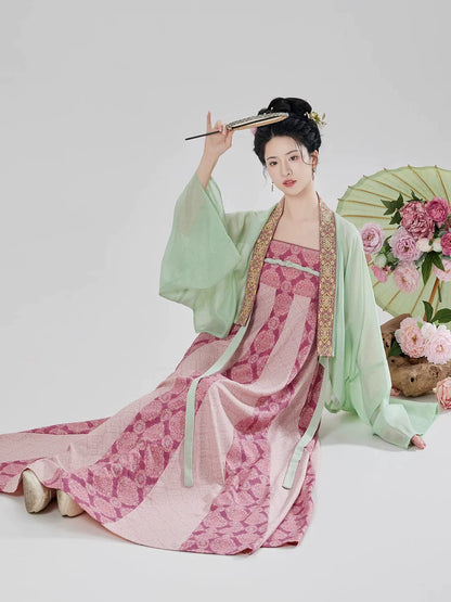 Modern Tang Dynasty Hanfu Slip Dress Set - Muyao 沐瑶 (Preorder)
