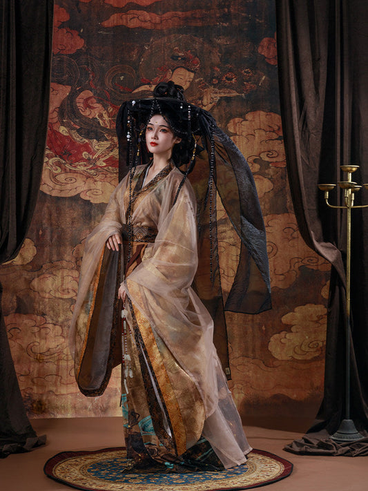 Wei Jin Dynasty Qiyao Ruqun Hanfu | Nine Songs 九歌