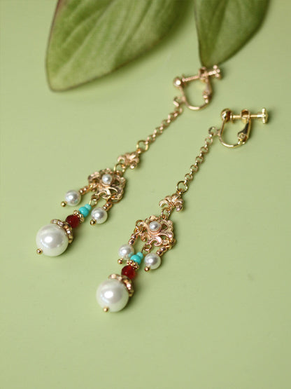 Gorgeous Tang Dynasty Earrings | Hanfu Jewelry