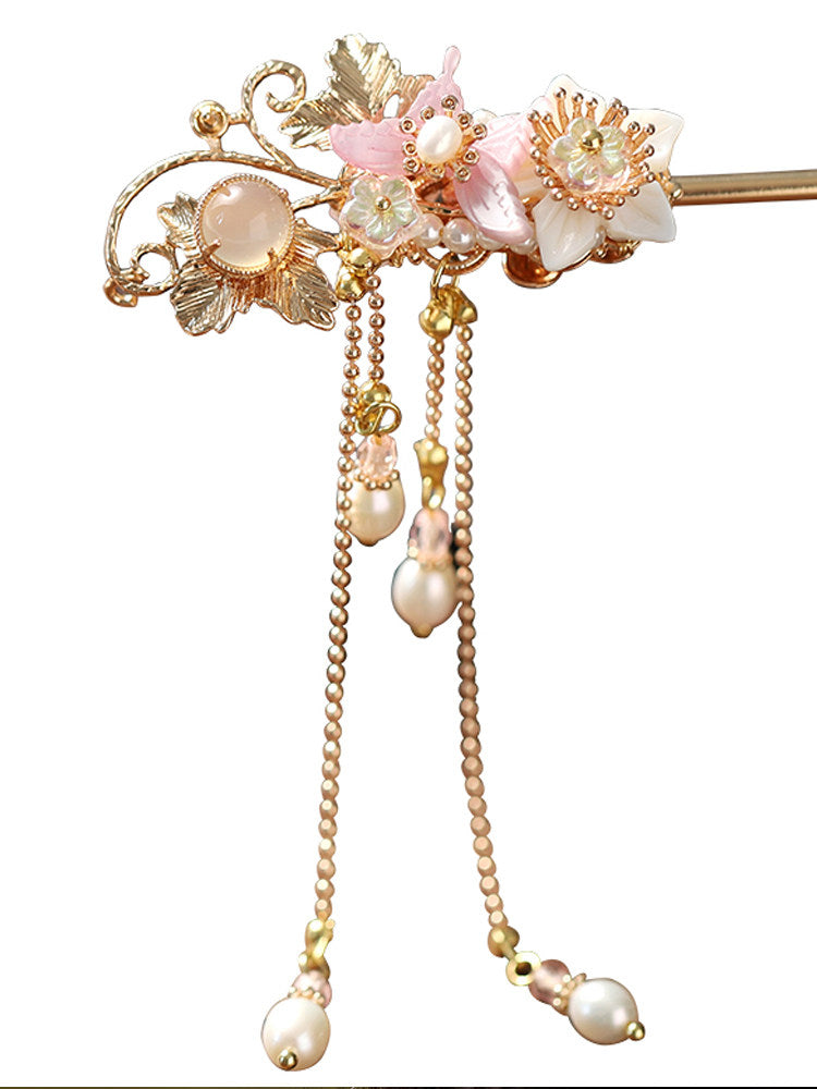Song of Flowers Hair Stick | Hanfu Hair Accessory