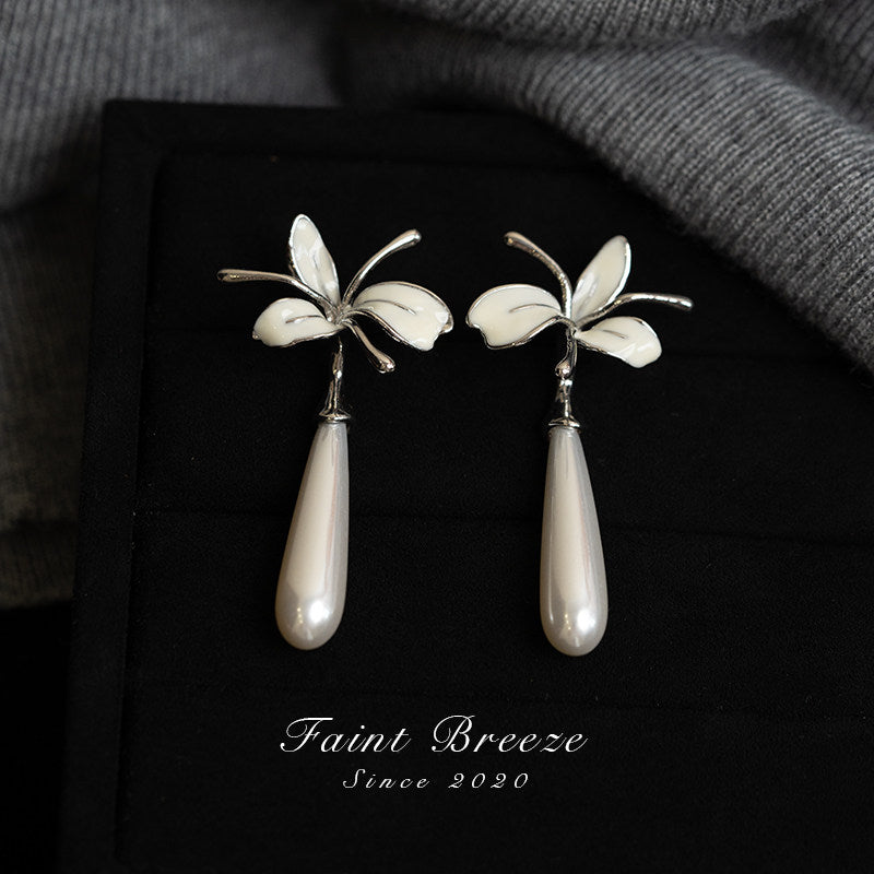 Iris Water Drop Earrings | Cheongsam Jewelry