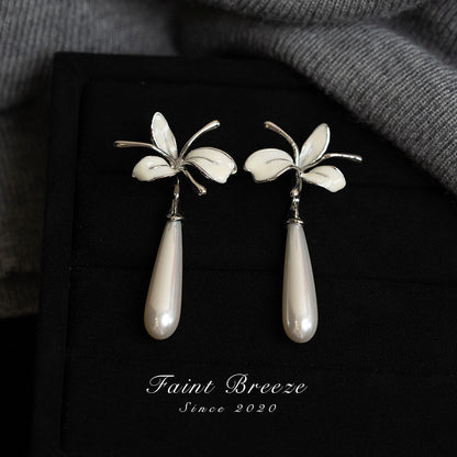 Iris Water Drop Earrings | Cheongsam Jewelry