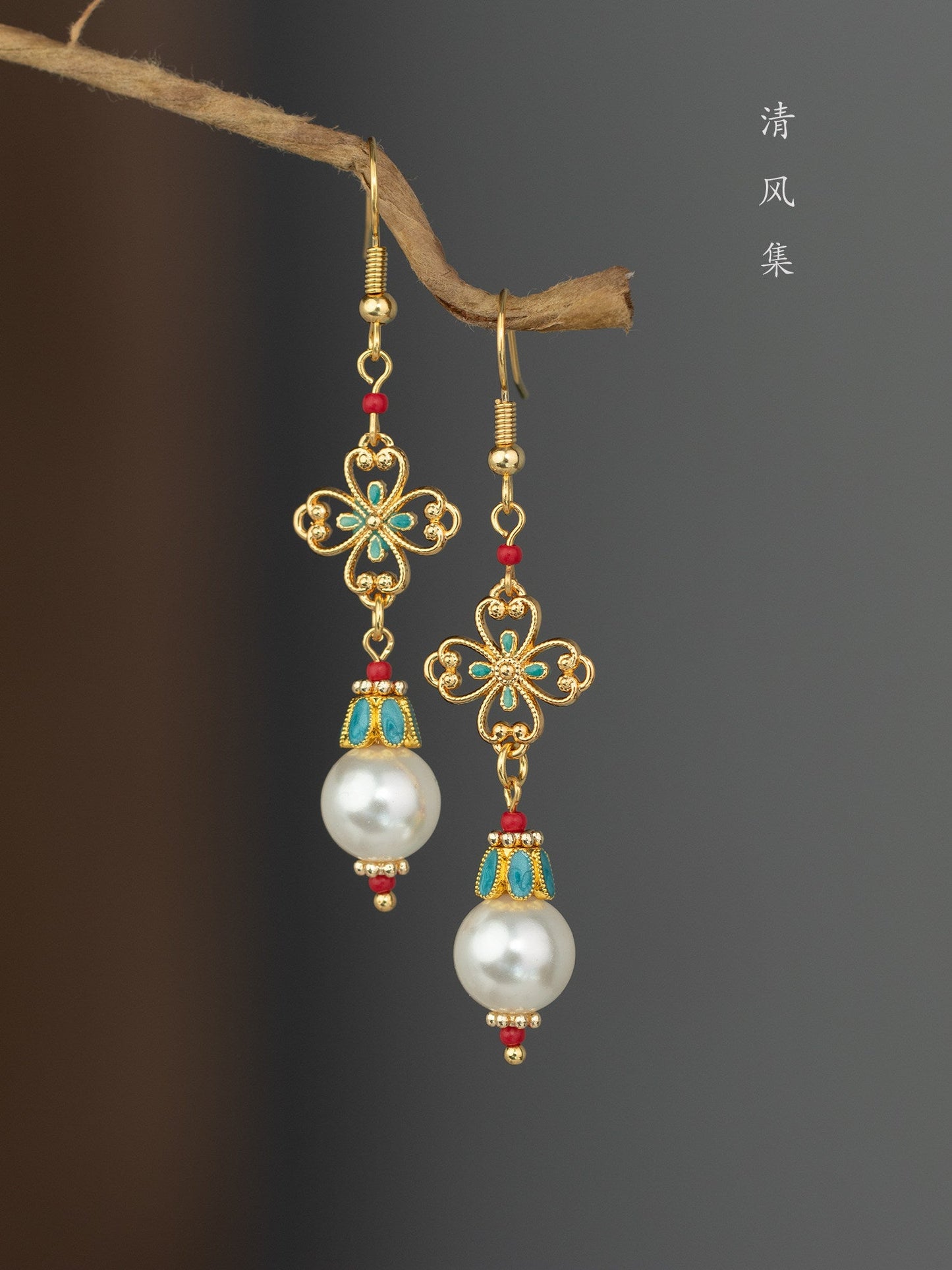 Joy of Life Antique Earrings | Hanfu Jewelry