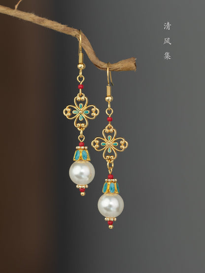 Joy of Life Antique Earrings | Hanfu Jewelry