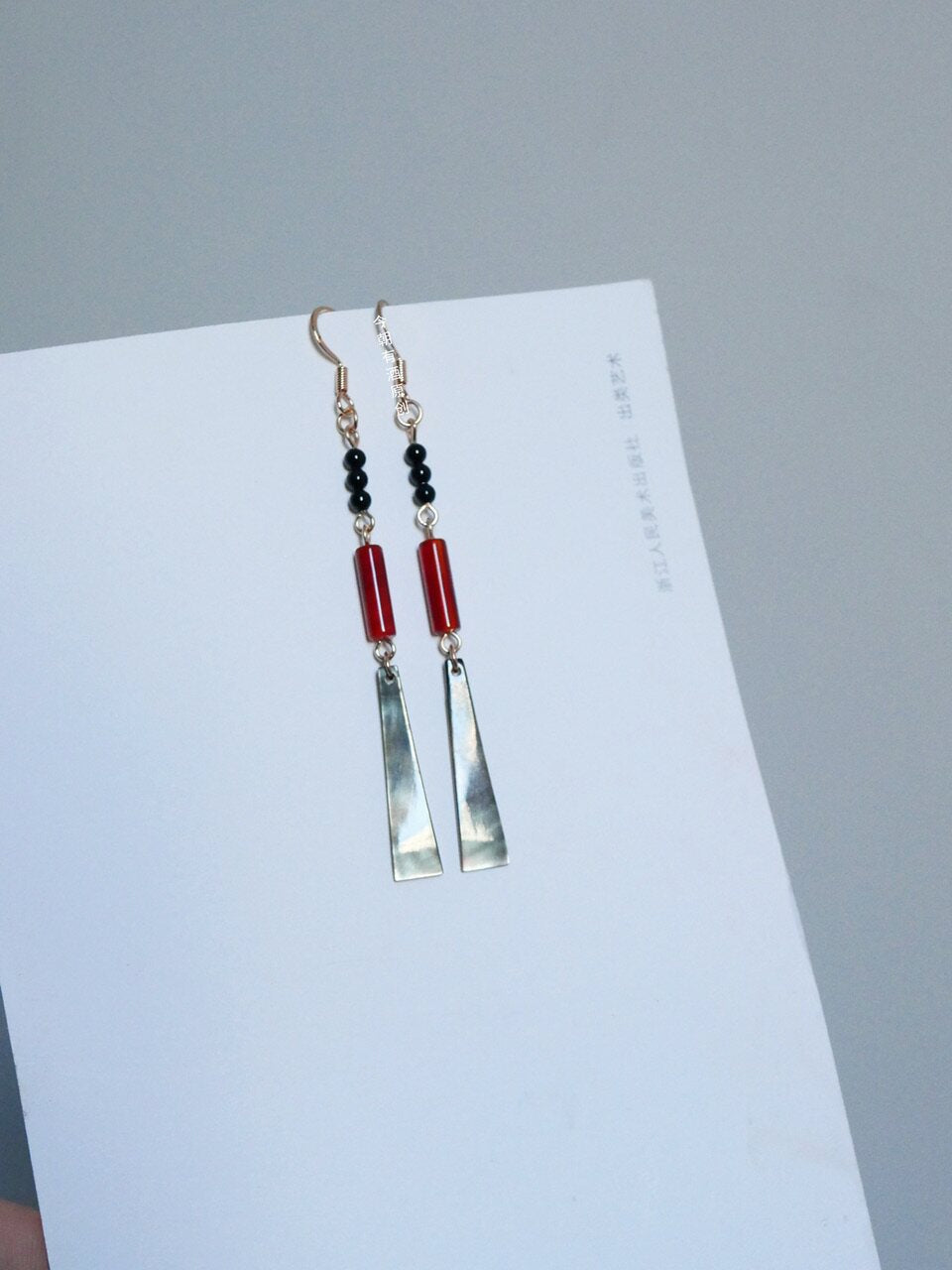 Oriental Ruby Shells Earrings | Hanfu Jewelry