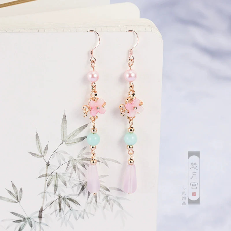 Flower Goddess Earrings | Hanfu Jewelry