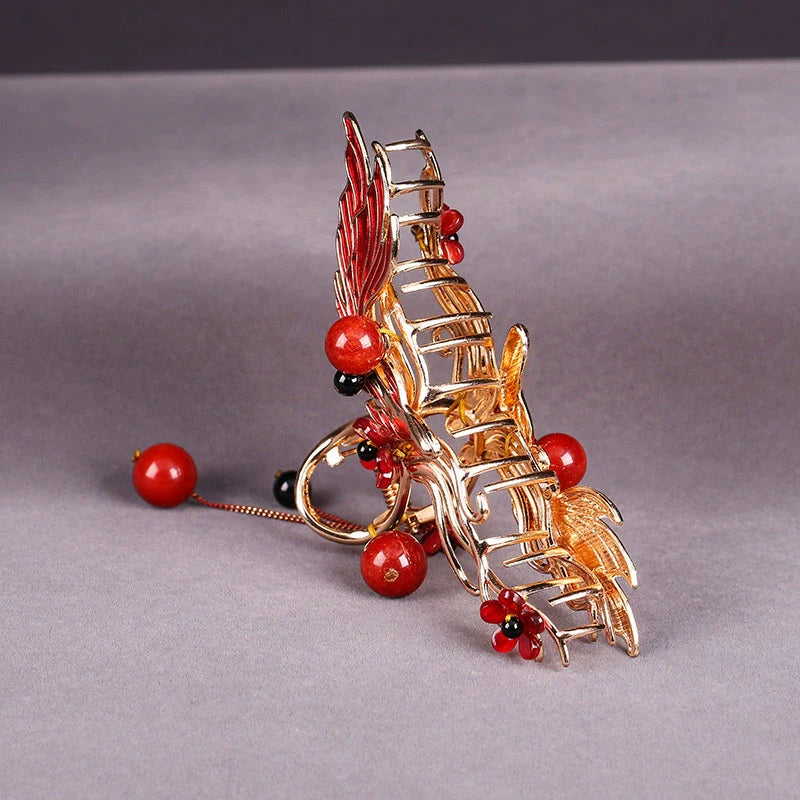 Hair Claw: Phoenix Tail-flower