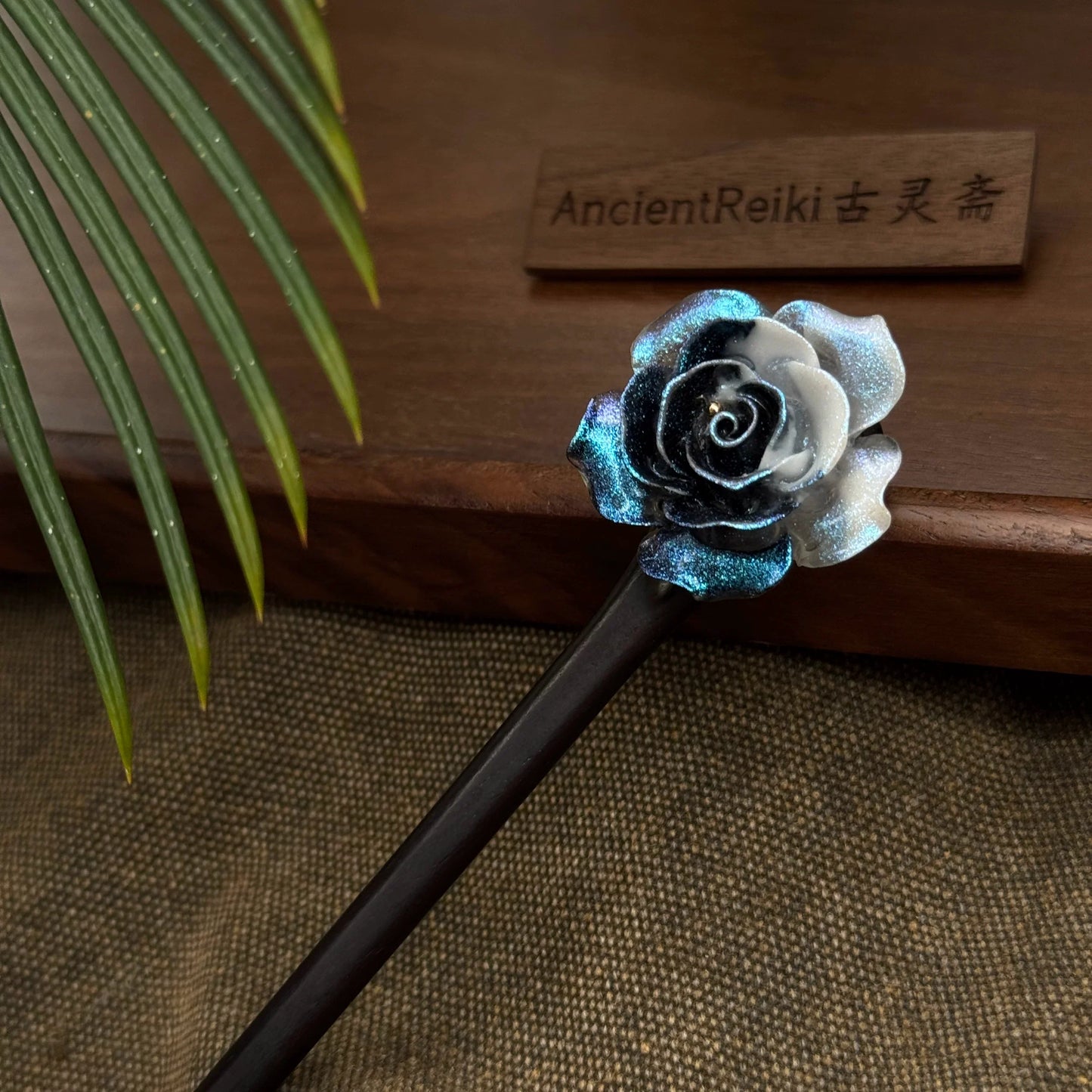 Dark Rose Hair Stick | Traditional Chinese Hair Accessory