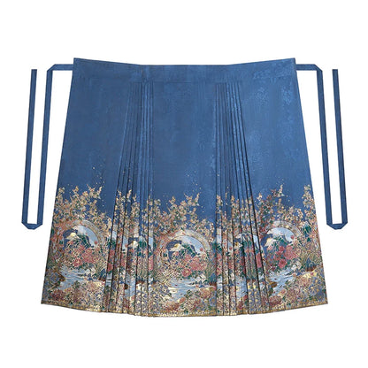 Chinese Blouse & Mamian Skirt Outfit | Mirror in the Water 水月镜花