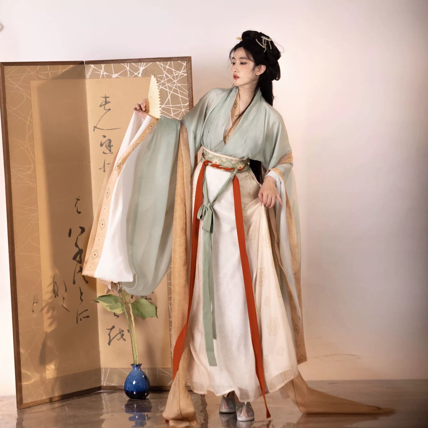Wei Jin Dynasty Qiyao Ruqun Hanfu | Jiuyi 九翊