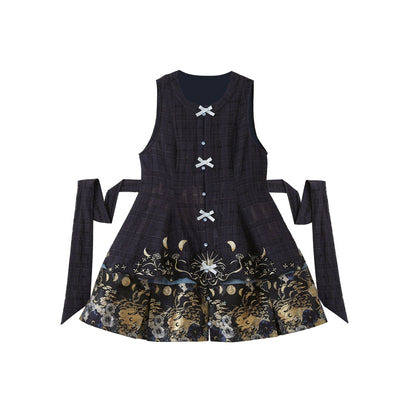 New Chinese Lolita Style Pipa Sleeve Top and Dress - Tarot of the Moon 月之塔罗