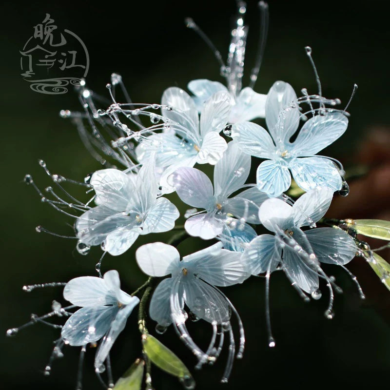 Flower Curls Hair Stick | Traditional Chinese Hair Accessory