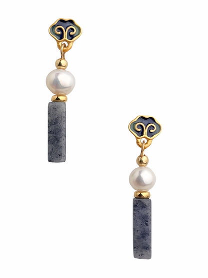 Auspicious Clouds Earrings | Cheongsam Jewelry