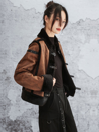 New Chinese Style Fur Jacket for Autumn and Winter
