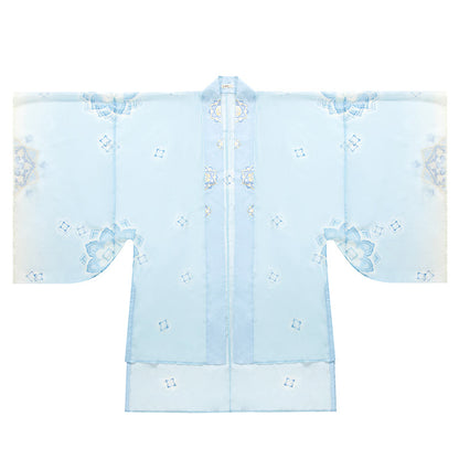 Qingshan Weaving Snow 晴山织雪 - Song Dynasty Style Qiyao Ruqun Hanfu