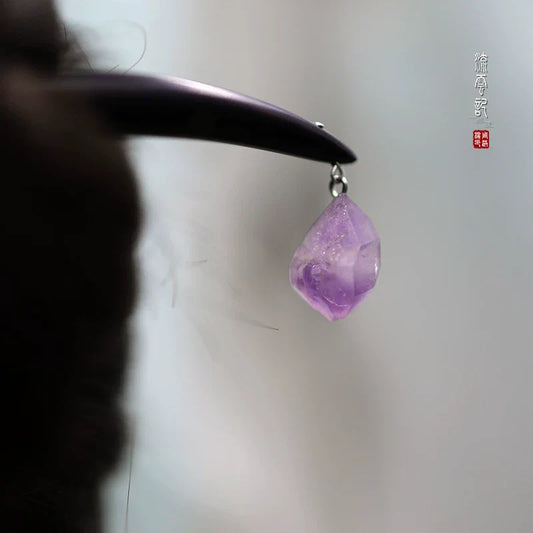 Zixuan hanfu hair stick, styled in updo