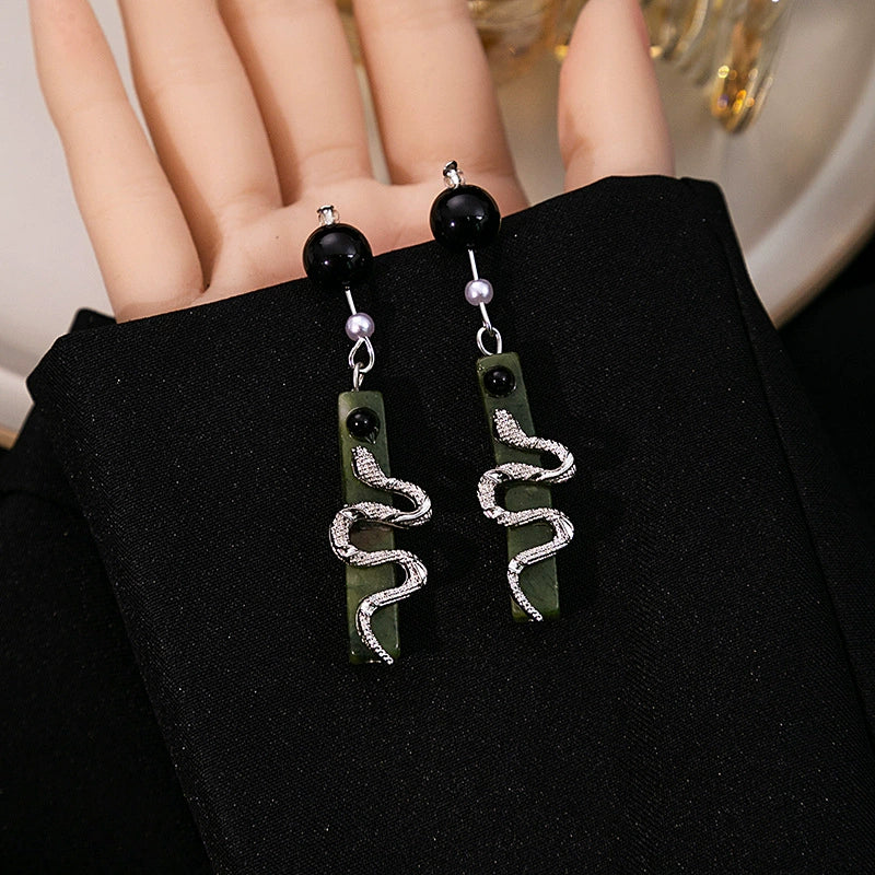 Spirit Snake Earrings | Hanfu Jewelry