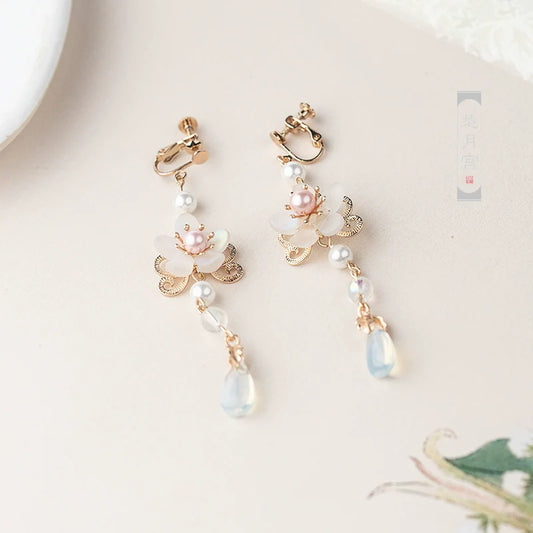 Spring Floral Earrings | Hanfu Jewelry